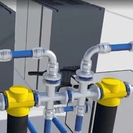 Imagem ilustrativa de Tubulação modular para ar comprimido