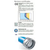 distribuidores de tubo de alumínio azul para ar comprimido Chora Menino